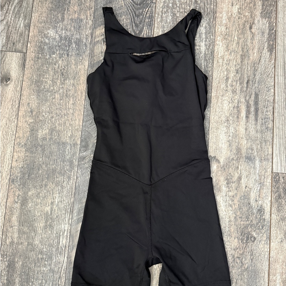JoyLab Black Bike Shorts Romper
